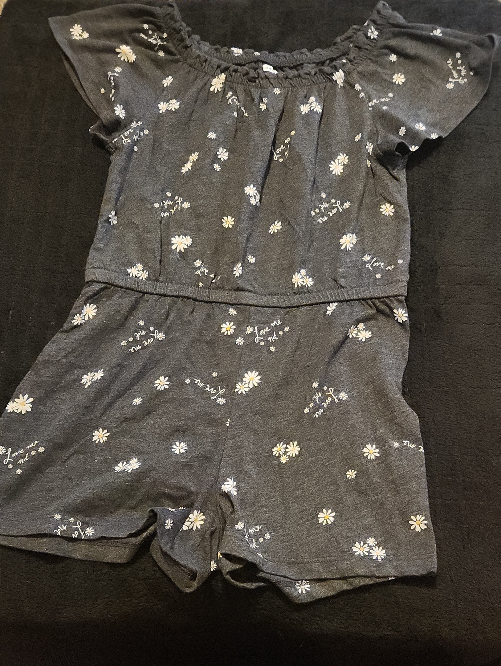 $2/Bundled- Daisy Print Girls Romper